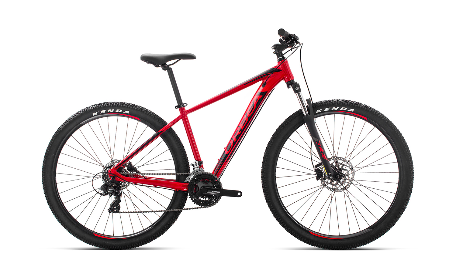 Фотографія Велосипед Orbea MX 27 60 (2019) 2019 Червоно-чорний 